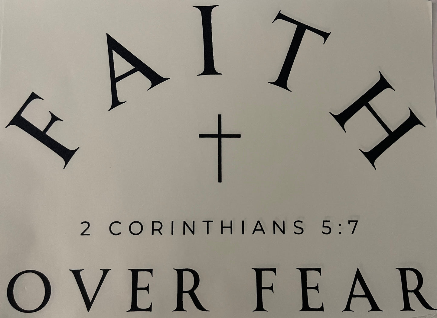 Faith Over Fear