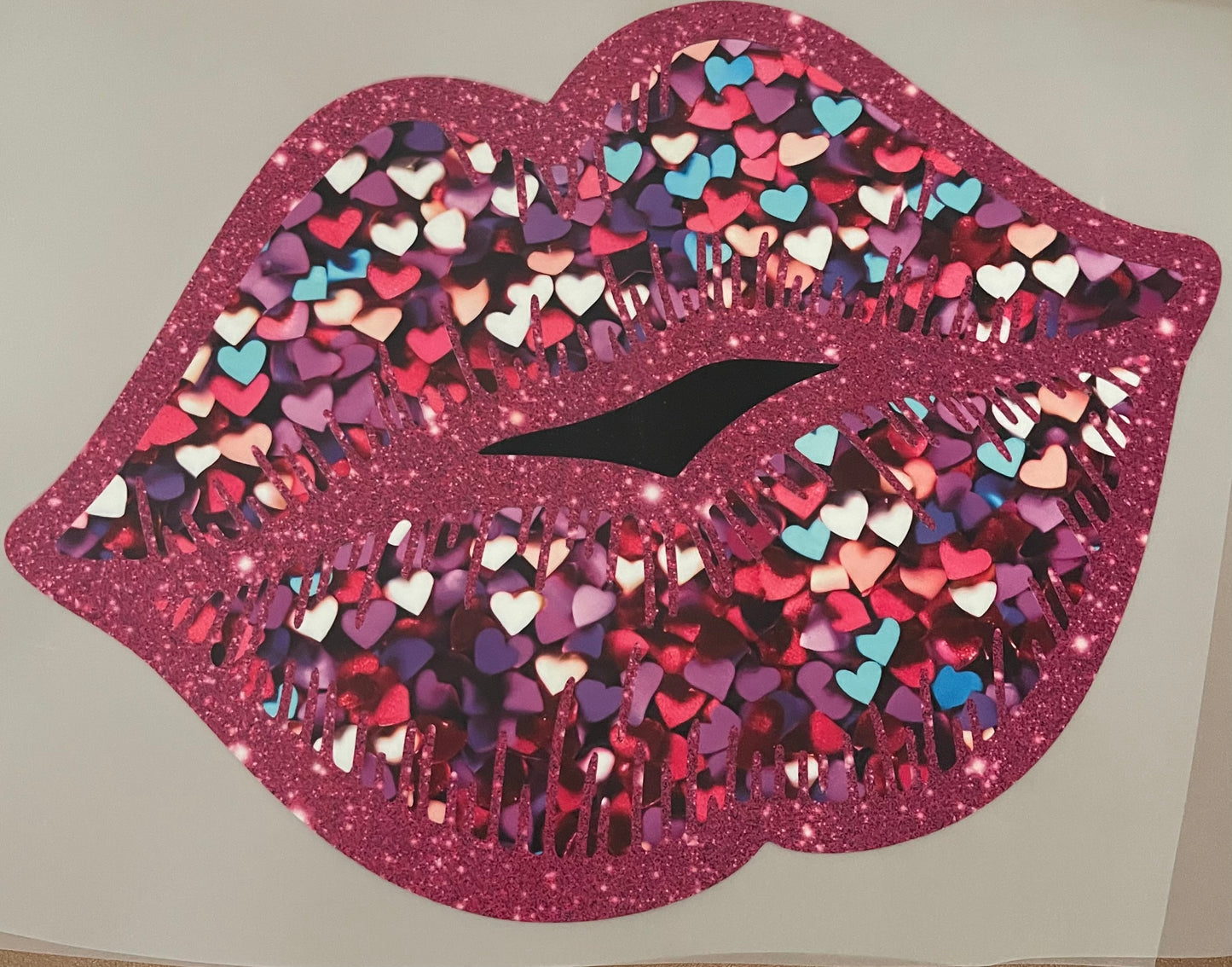 Sparkle Heart Lips