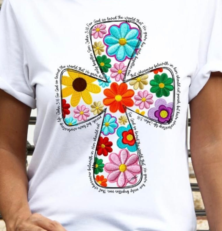 Floral Cross