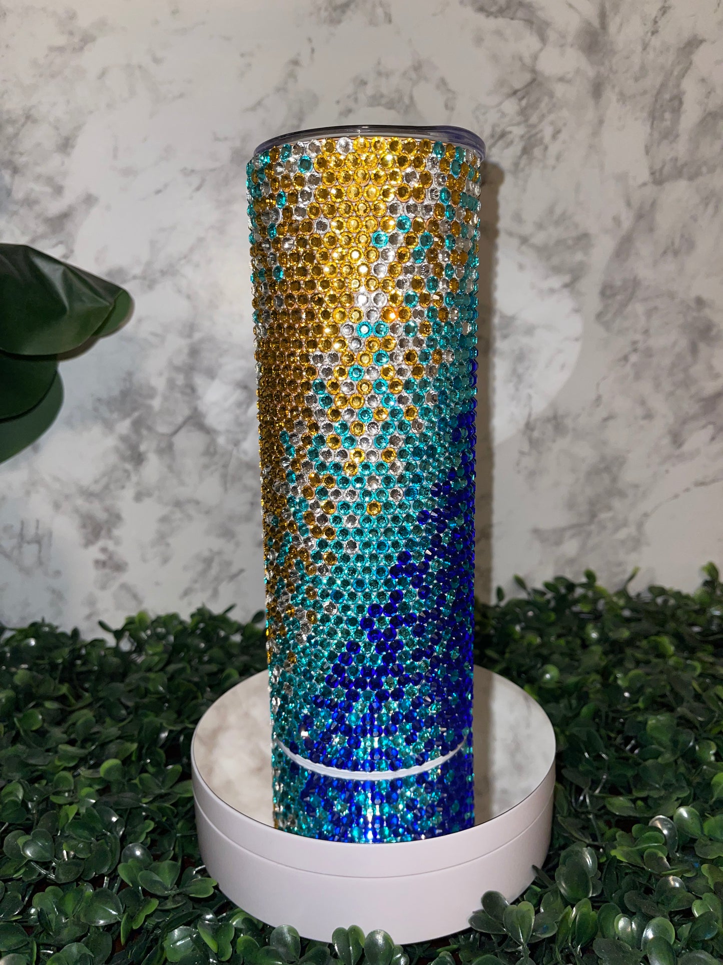 20oz Beachy Rhinestone Tumbler