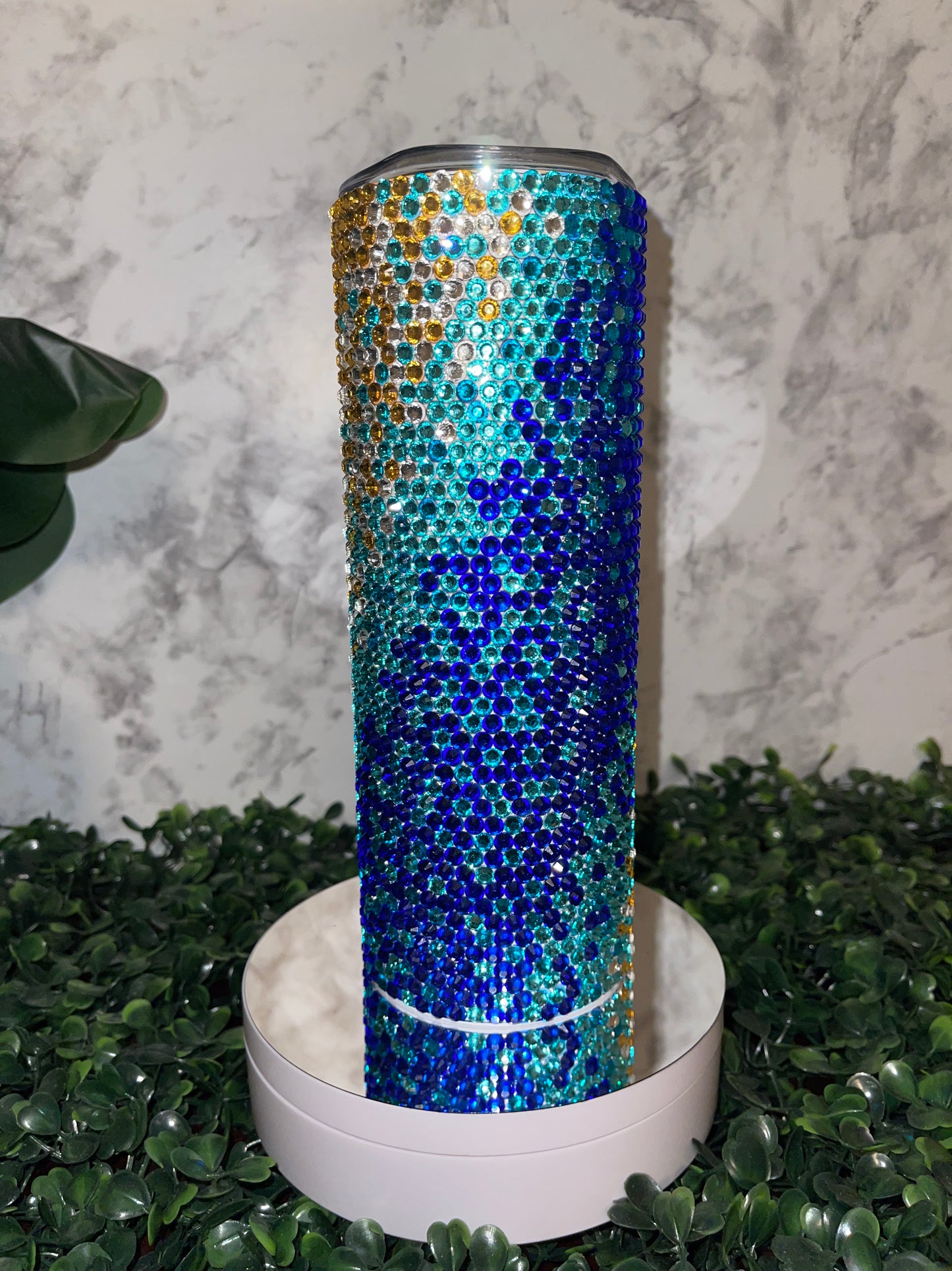 20oz Beachy Rhinestone Tumbler