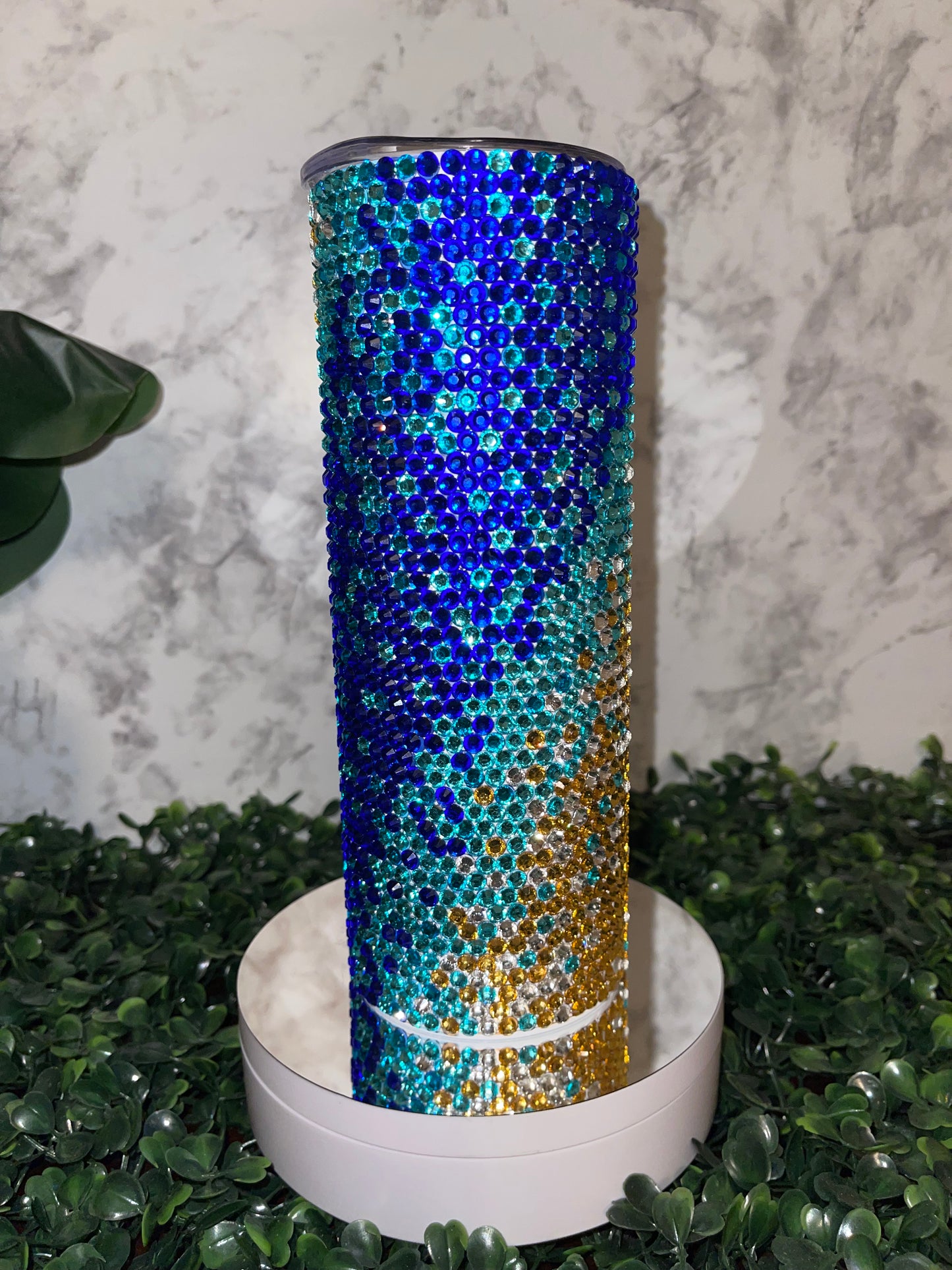 20oz Beachy Rhinestone Tumbler