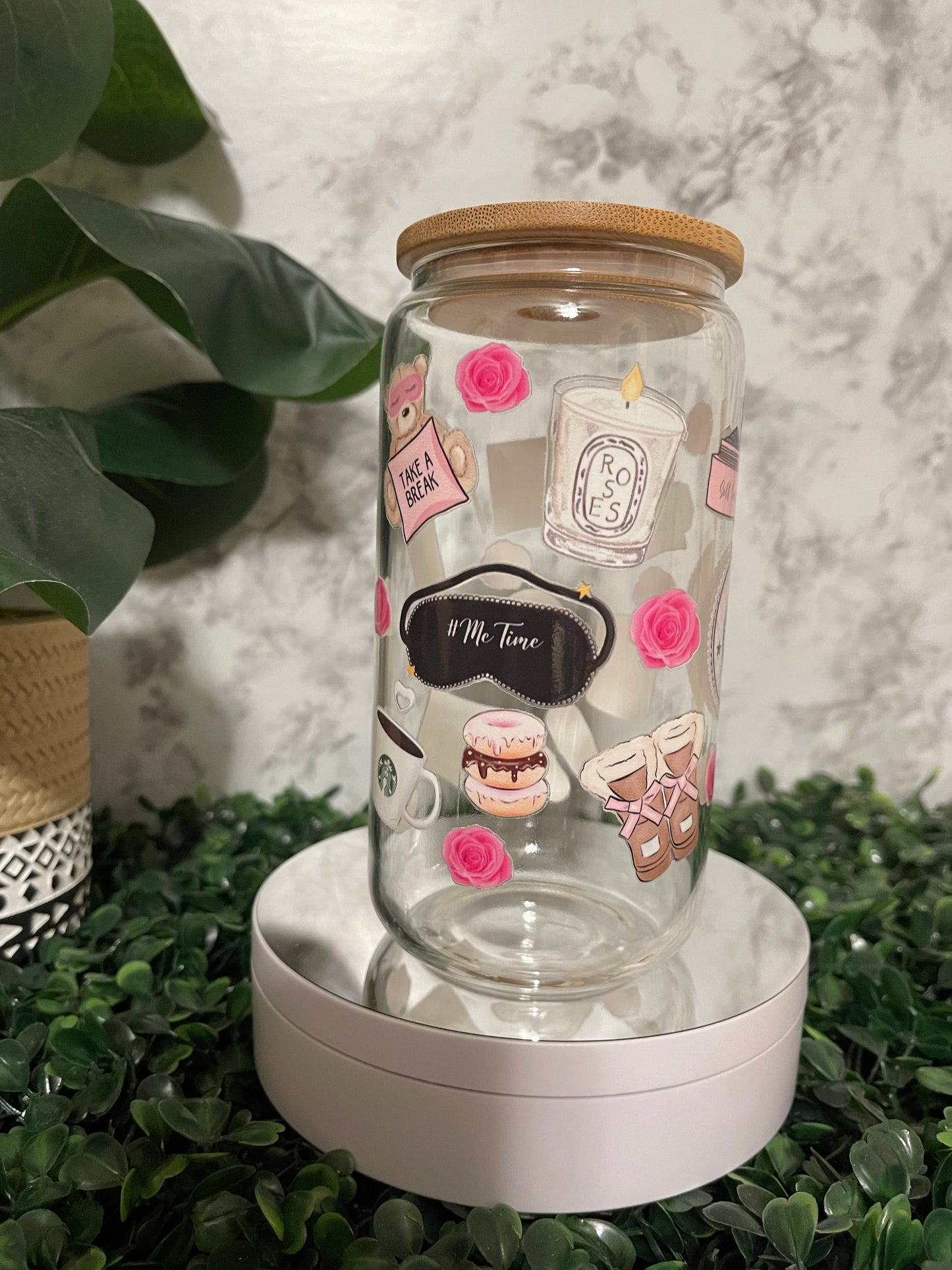 SB Girlie 16oz Glass Can