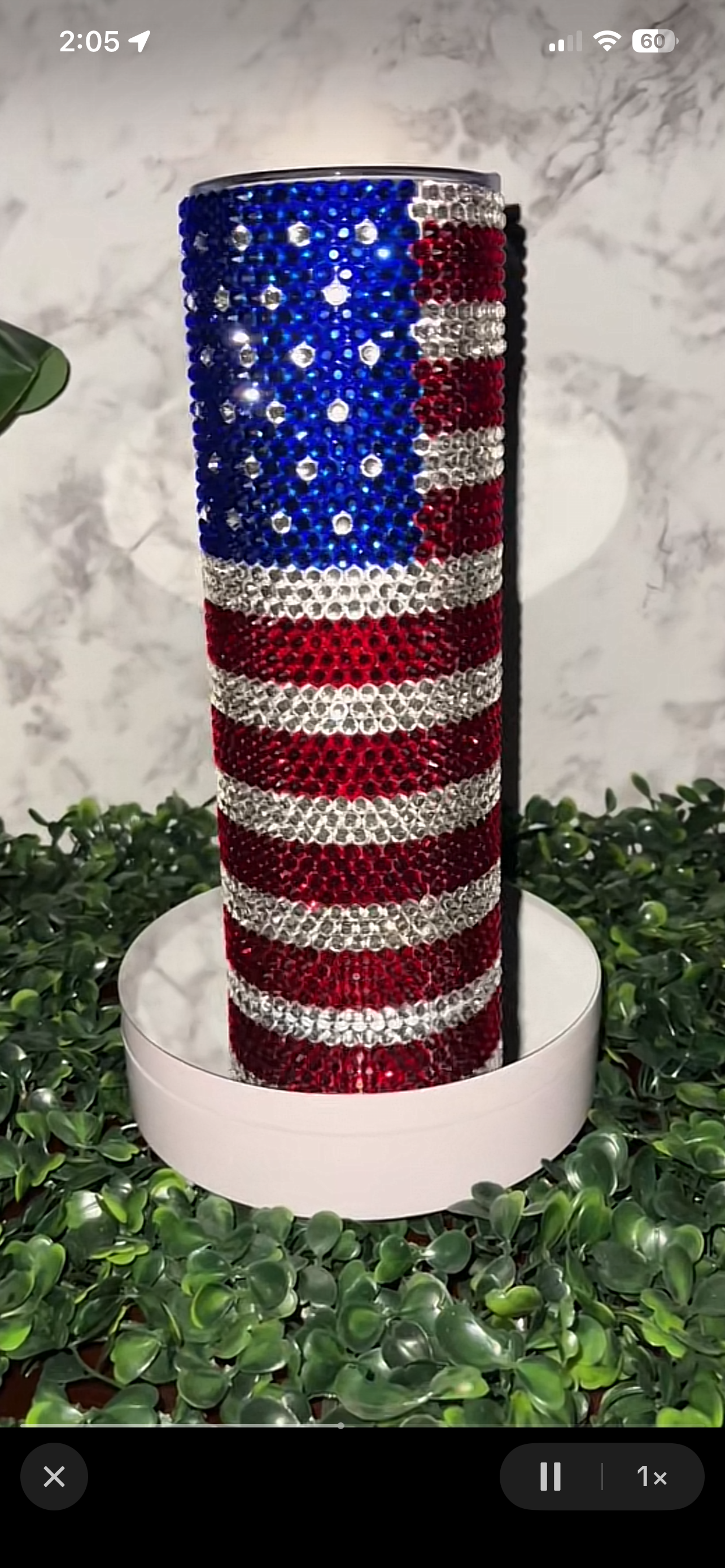 20oz American Flag