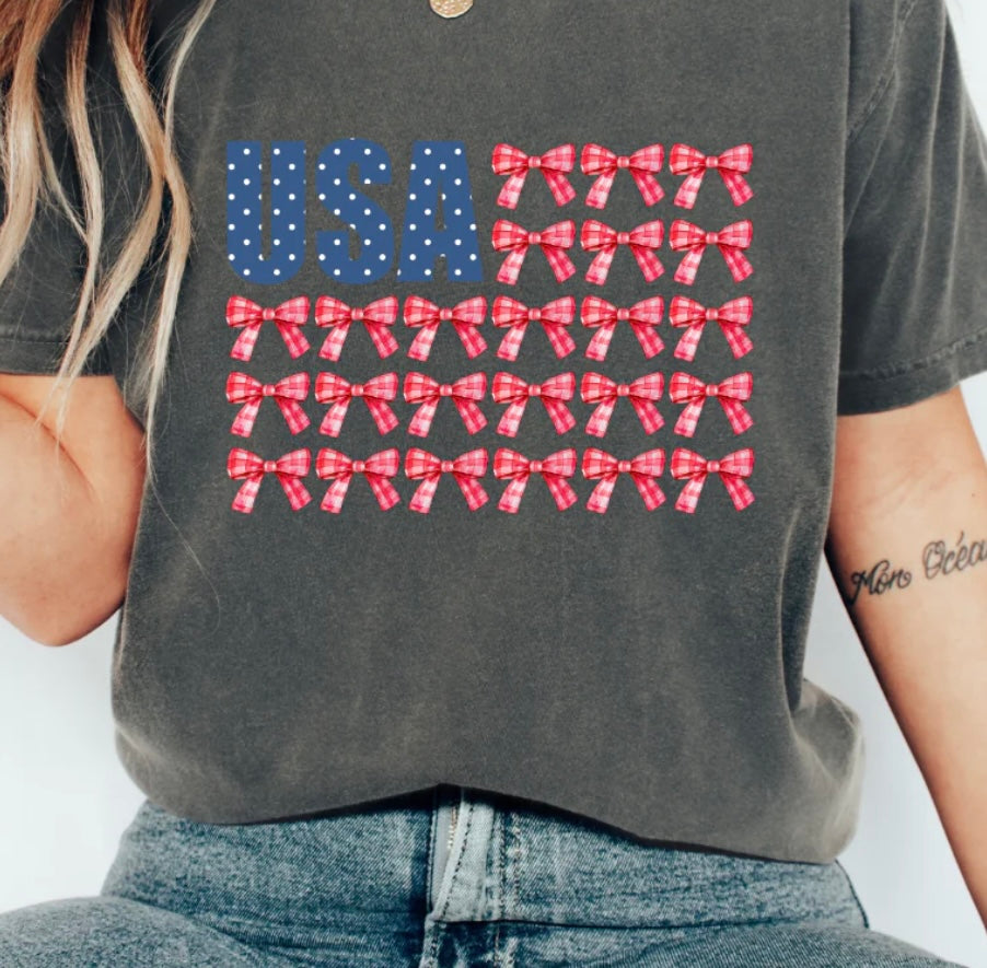 USA Flag Bow